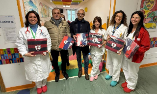 La Samb in visita al reparto di pediatria del Madonna del Soccorso